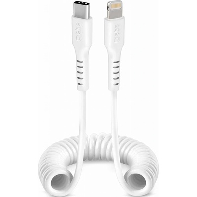SBS TECABLELIGTCSW USB-C/Lightning, MFi, 17-100cm, bílý