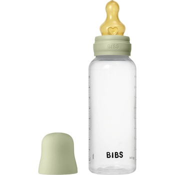 BIBS Бебешка бутилка РР с аксесоари Bibs - Sage, каучук, 270 ml (5017250)