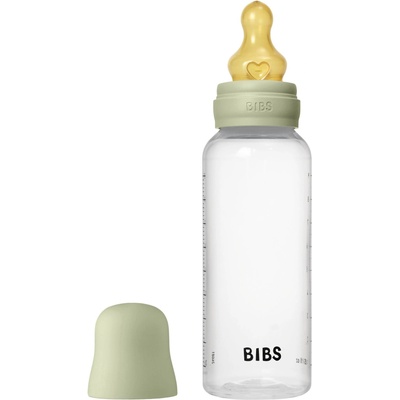 BIBS Бебешка бутилка РР с аксесоари Bibs - Sage, каучук, 270 ml (5017250)
