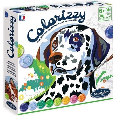 Sentosphere Maľovanie podľa čísel Colorizzy Psy