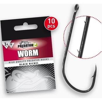 Carp Zoom Predátor ČERV vel.2 10 ks