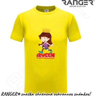 Ranger tričko motív Queen žltá