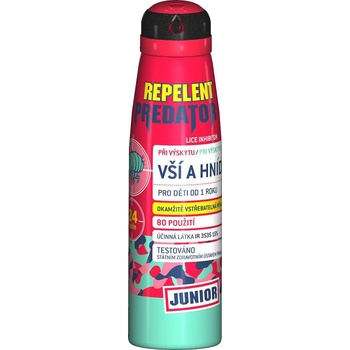 Predator repelent spray na prevenciu a pri výskyte vší a hníd JUNIOR 150 ml