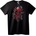 NOONEBRAND Тениска Deadpool Червен Череп - 4XL, White