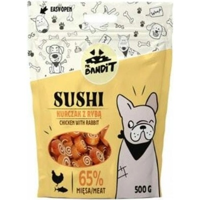 Mr.Bandiť pochúťka SUSHI kura a ryba 500 g