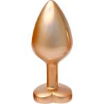 DreamToys Gleaming Love Plug Matte Gold Medium
