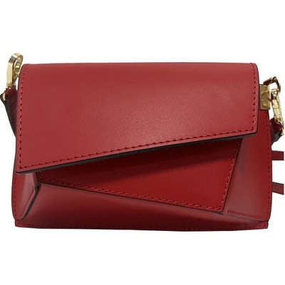 Fior Di Loto kožená dámská crossbody červená Po8461