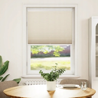 zahrada-XL Plisovaná roleta 80 x 100 cm Krémová