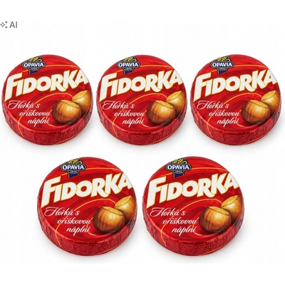 Opavia Fidorka Hořká s oříškovou náplní 30 g – Zboží Dáma