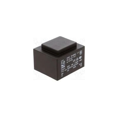 Transformátor zalévaný 16VA 230VAC 12V 1333mA PCB 400g