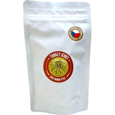 Jimmy's Food sušené Krůtí maso s příchutí pikantní mango 50 g