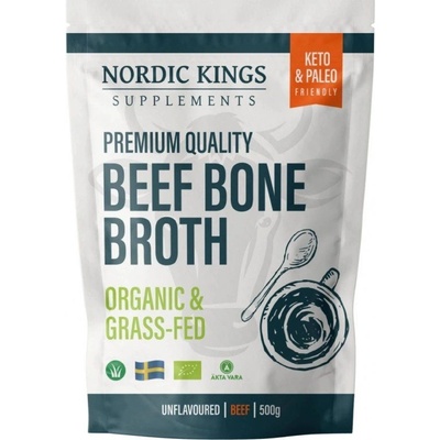 Nordic Kings Beef Bone Broth Organic & Grass Fed, 500 g, Nordic Kings (600107 (33180) AS)