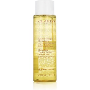 Clarins Hydrating Toning Lotion Aloe Vera & Saffron Flower (Normal to Dry Skin) 200 ml опция Стара опаковка