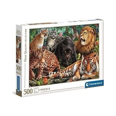 Clementoni High Quality Collection 35126 пъзел Пъзел с блокчета 500 броя Животни (35126 CLEMENTONI)