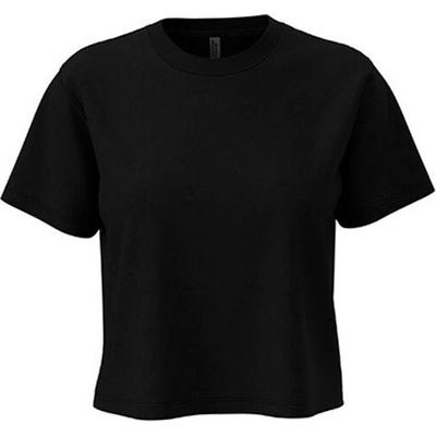 Next Level Apparel Dámske crop tričko NX7610 Black