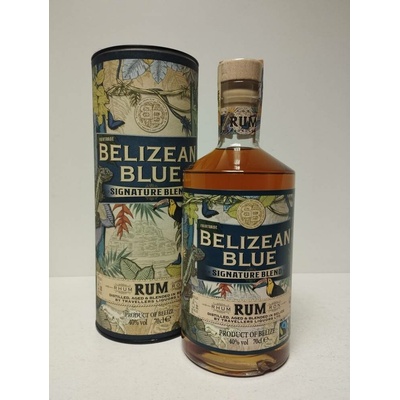 Belizean Blue Signature Blend 40% 0,7 l (kazeta)