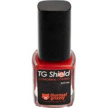 Thermal Grizzly Защитен лак Thermal Grizzly Shield, 5ml, червен - TG-ASH-050-RT (TG-ASH-050-RT)