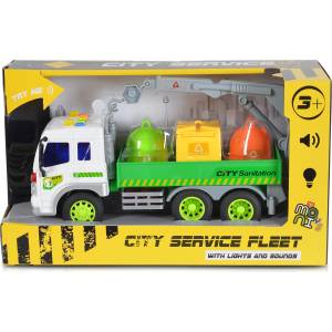 Moni Детска играчка Moni Toys - Камион с контейнери и кран, 1: 16 (110385) - ozone