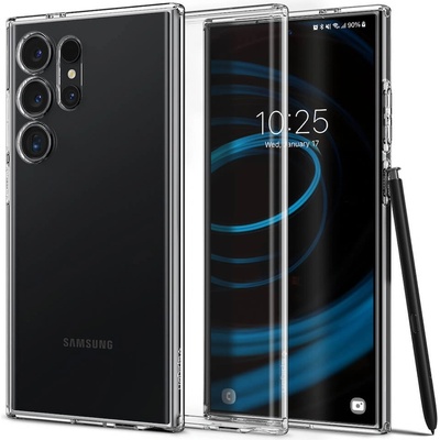 Spigen Liquid Crystal Case - тънък силиконов (TPU) калъф за Samsung Galaxy S24 Ultra (прозрачен)