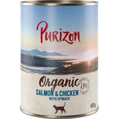 Purizon Organic 6 x miešané balenie 4 druhy 400 g
