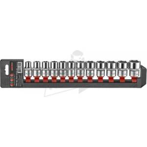FORCE Вложки JN99099 Force 1/2" дванадесетостенни, комплект 12 бр. , 10-24 mm , 4129 (JN99099)