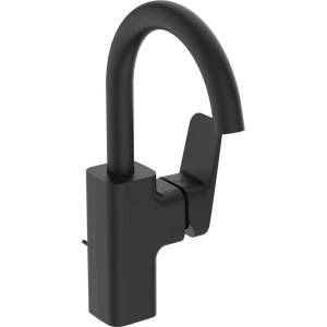 Ideal Standard CeraPlan - Смесител за мивка с въртящ се чучур и изход, черен BD235XG (BD235XG)