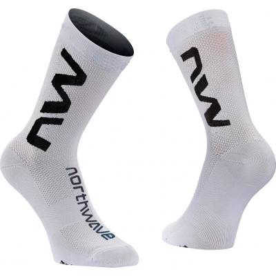 Northwave Мъжки чорапи за колоездене Northwave Extreme Air Sock Cycling socks - White / Black - размер 36-39 (EU) (201-7325-0212)