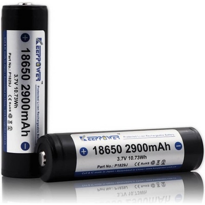 KeepPower 18650 Li-ion 3.7V 2900 mAh s ochranným obvodom