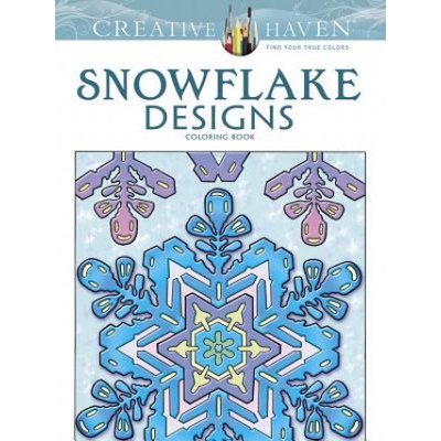 Creative Haven Snowflake Designs Coloring Book