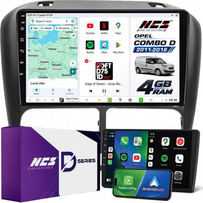 NCS D9 Opel Combo D 2011-2018 4GB