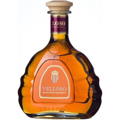 Velloso Brandy 25y 40% 0,7 l (holá láhev)
