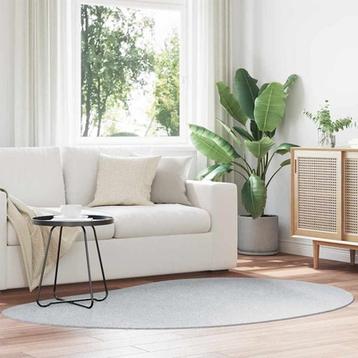 vidaXL Килими за помещение HUARTE Сив 140 x 200 cm Полиестер (4103736)