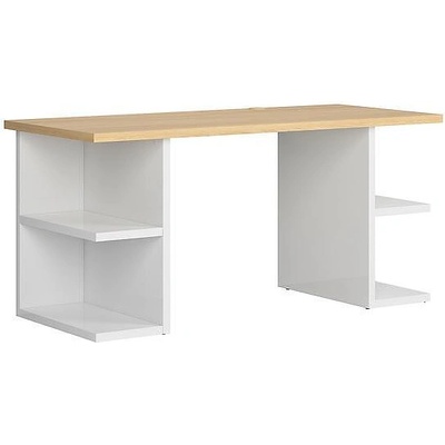 Бюро Nandu BIU 160 дъб и бял лак