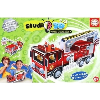 Educa Studio 3D model Hasičské vozidlo