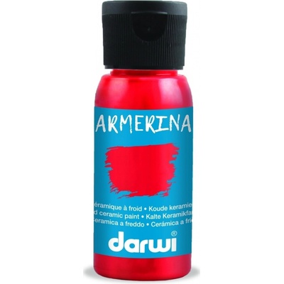 Darwi Cold Farba na porcelán Vermilion 50 ml