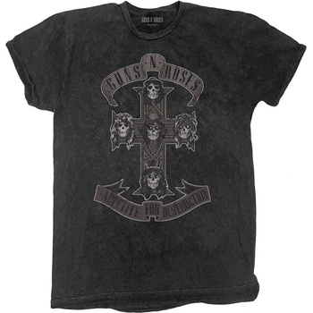 Guns N' Roses Риза Monochrome Cross Unisex Dip-Dye on Black XL (GNRTS97MDD04)