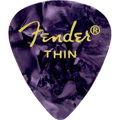 Fender Premium Celluloid Picks, 351 Shape - trsátka (více variant) Fender Premium Celluloid Picks, 351 Shape: Purple Moto / Thin