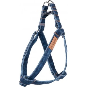 amiplay Denim Jeans - нагръдник за куче - ДЪНКИ, размер XL - гръдна обиколка 50-95 см, ширина 25 мм - Полша - 271715