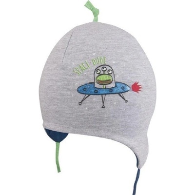 Yo! šedá čepice na zavazování Gwidon