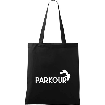 Parkour salto Taška bavlnená 42 x 38 cm Čierna