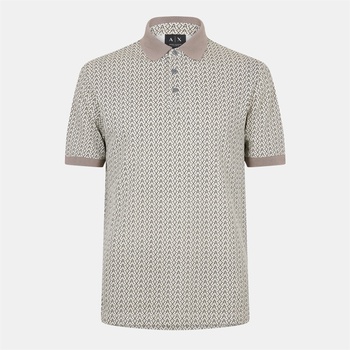 Armani Exchange Блуза с яка Armani Exchange Men's AX All Over Print Short Sleeve Polo Shirt - AOP F0143