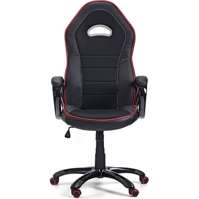 Геймърски стол Kres, екокожа и меш, черно и червено (4010140131)