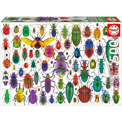 Educa Пъзел Educa - Бръмбъри, 500 части (EDU20252)