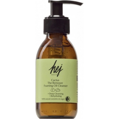 Hej Organic Cactus The Remover foaming oil cleanser 100 ml – Zboží Dáma