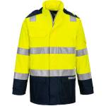 Portwest hi-vis bizflame fr605 / Огнеупорно светлоотразително яке, антистатично и водоустойчиво - hv жълто/тъмносиньо m (fr605ynrm)