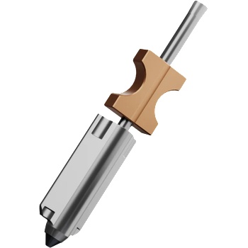 Phaetus SiC Дюза с нагревателен блок за Flashforge AD5X - 0, 4 mm (6973090165796)