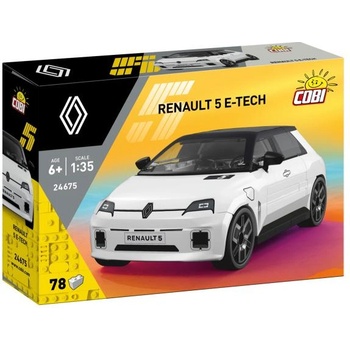 COBI Renault 5 e-tech 1: 35 Бяла