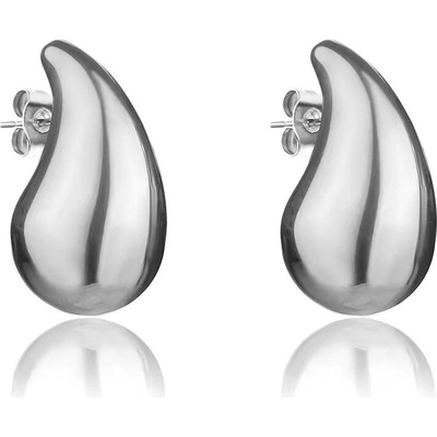 Marc Malone Nadčasové oceľové náušnice Tear Drop MCE24033S