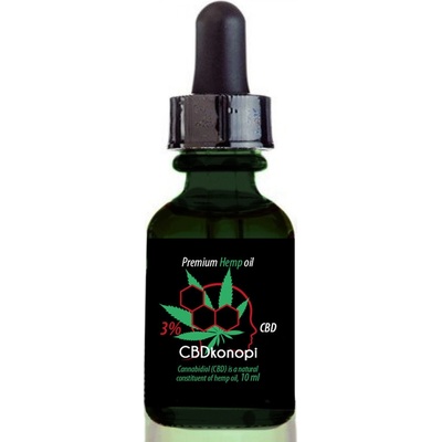 Bailly CBDkonopi 1% CBD konopný olej pro psy 10 ml