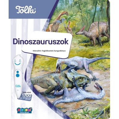 Bonsai Interaktív foglalkoztató könyv - készletben Dinoszauruszok